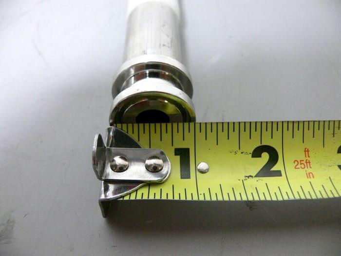 Used Integra Co CLEAR-mark 08PLAS1111S6EP0009.25K 9.5" Reinforced Hose 1" OD Sanitary