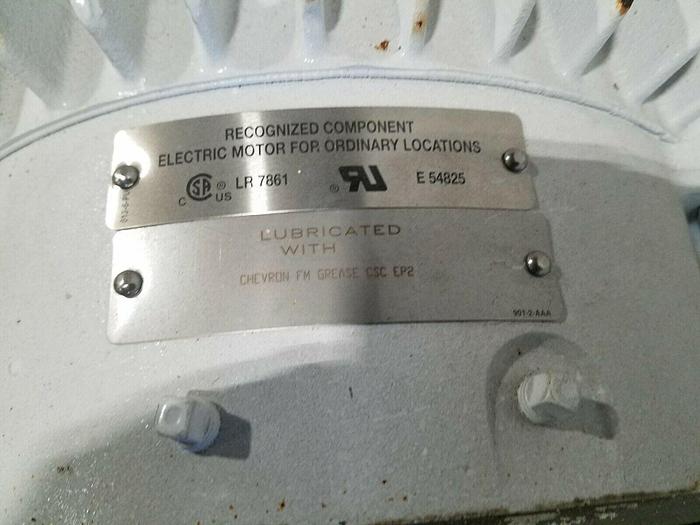 Used Baldor E-Z Kleen Plus IP56 40 HP Electric Motor 3560 RPM CLEAN ROOM Pharma