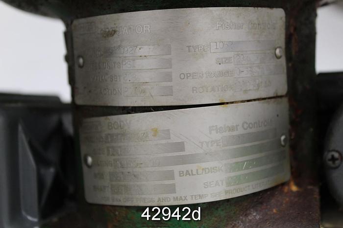 Used Fisher V200 1.5" Vee-Ball Valve #42942