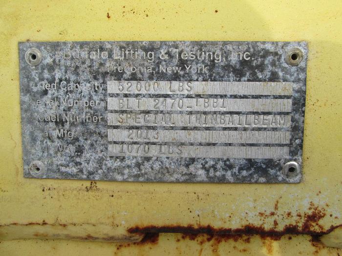 Used Buffalo Lifting & Testing Spreader Bars