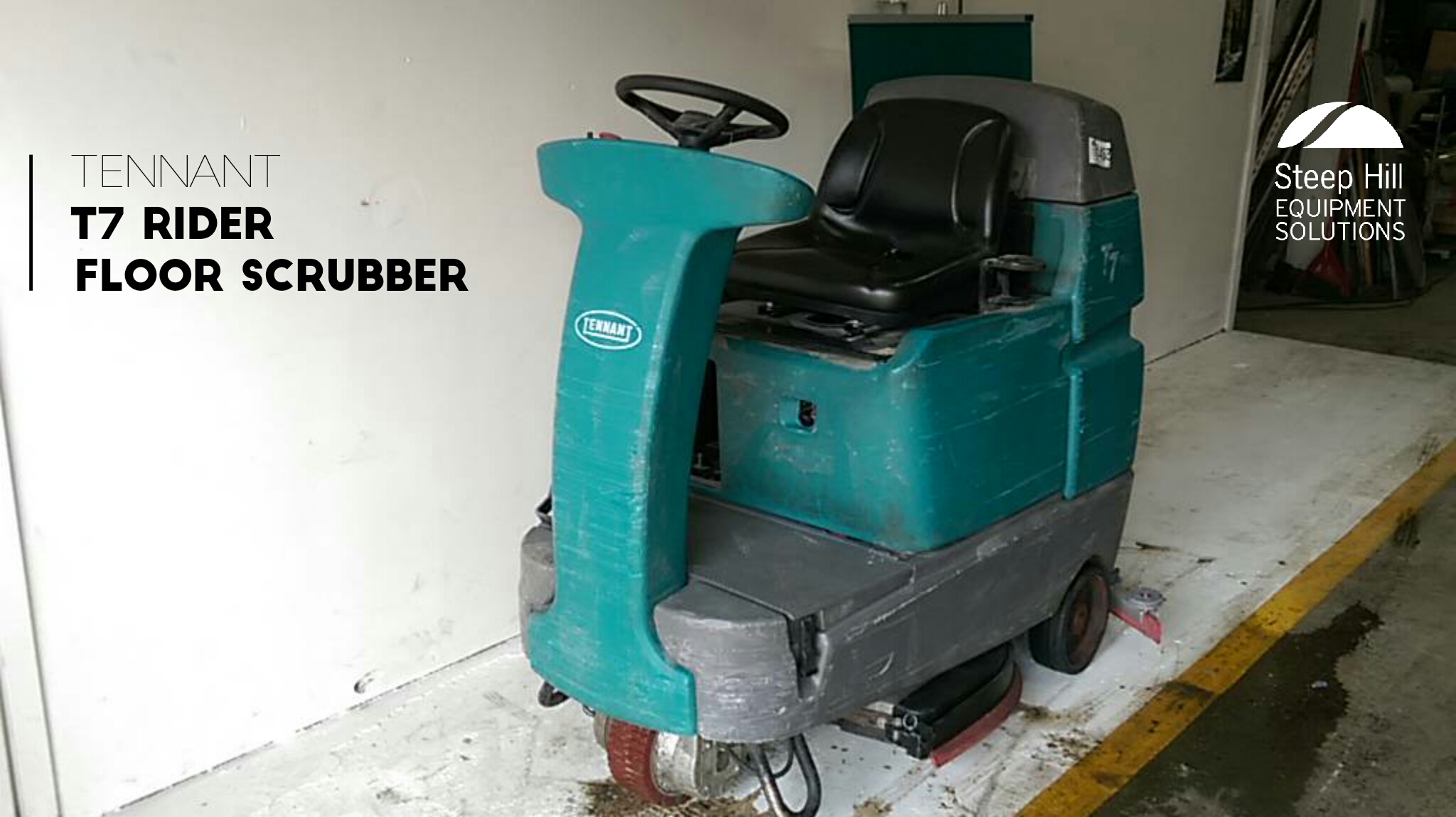 Used Tennant T7 Rider Floor Scrubber