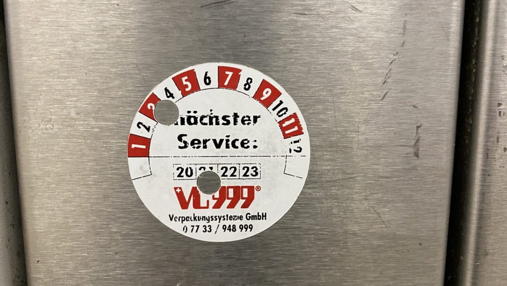 Used Inauen VC999 double chamber vacuum machine