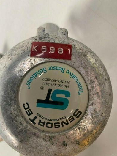 Used Sensortec RTBGL-KW03Q-56 Temperature Probe w/ Piping & 2"/3.5" Sanitary Fittings