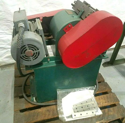 Used Heavy Duty Metal Stock 5" Chopper 1 HP with New Blades 220V 3 Phase