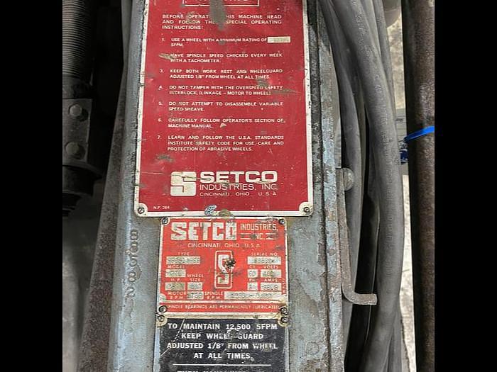 Used SETCO SWING FRAME GRINDER (Sale Pending)