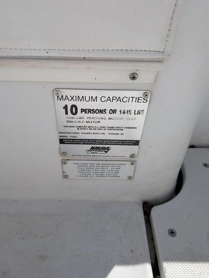 Used 2006 Triumph 215 Center Console