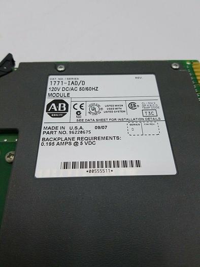 Used Allen Bradley 1771-IAD/D