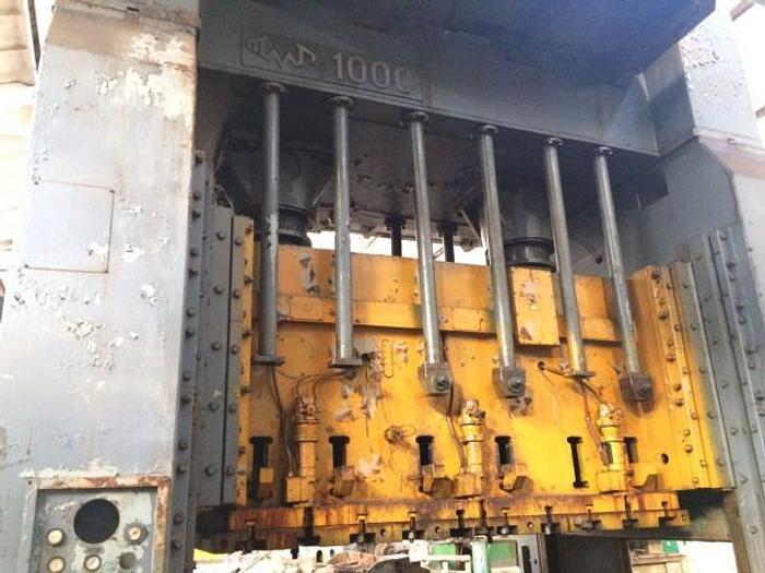 Used 1988 Voronezh KA3540,1000TN MECHANICAL SHEET STAMPING PRESS