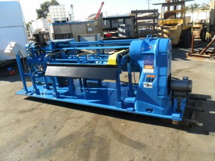 Used SHUSTER METTLER IAV33.155.60 WIRE/TUBE STRAIGHTENER AND CUTOFF MACH W IBP SWAGER