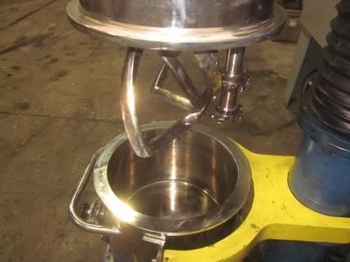 Used 10 LITER JAYGO PLANETARY DISPERSER MIXER – S/S – VACUUM  – JACKETED (#9488)