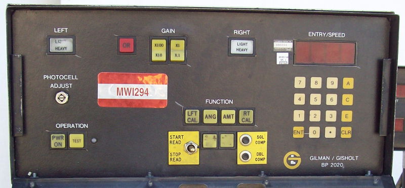 Used 35 lb. Giddings & Lewis / Gilman - Gisholt Model HBS-35 Dynamic Balancer; Excellent