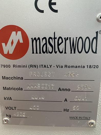 Usato 2014 MASTERWOOD PROJECT 465 L