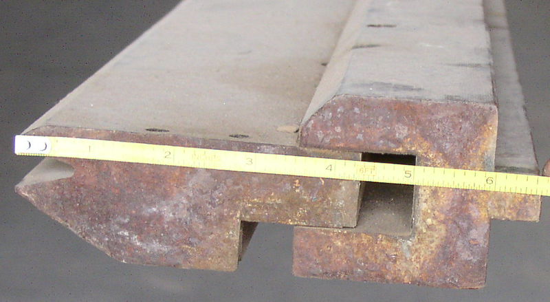 Used (11) Female Press Brake Dies, #2887