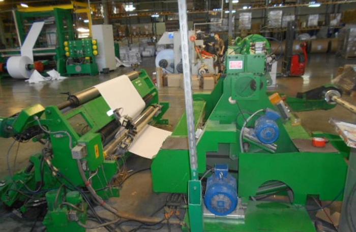 Used SLITTER REWINDER “OFFICINA MECCANICA DEL MAGLIO” Mod. AZ 3