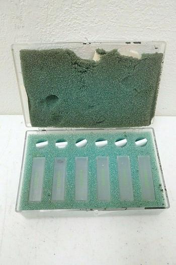 Used Beckman-Coulter PN 596492 Optical Glass Cuvettes - Set of Six 10mm