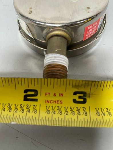 Used Ashcroft Duralife 0-100 PSI Pressure Gauge w/ Tube Socket