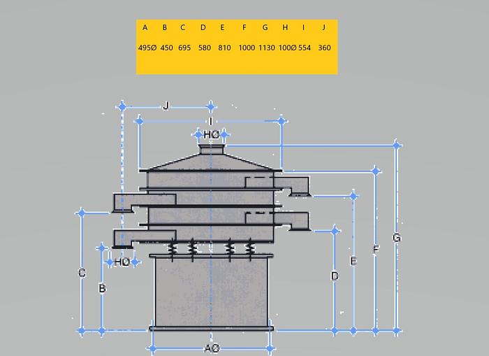 Used 2002 Eurofinish VS 55 Vibratory Separator