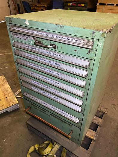 Used Wilson Tool Assortment of Punches, Punch & Guide Assemblies, Guides, Springs & Dies