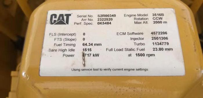 2014 Caterpillar 3516B