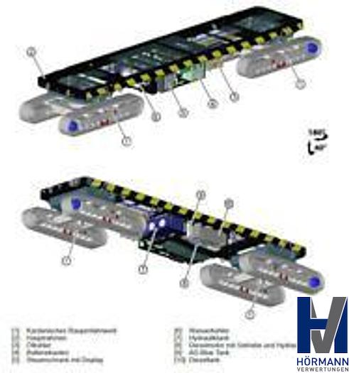 Gebraucht Schwerlastplattform,Raupenantrieb,ZGG 142 Tonnen