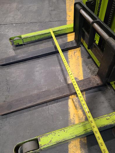 Used Clark 1500 Lb Pallet Jack Fork Lift Model CSM7 Lift Height 88" Power Lift & Power Drive