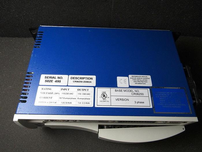 Used Kollmorgen Kollmorgen CR06250-2D062A 3PH 115