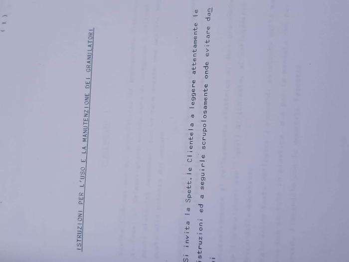 Ristrutturato 2005 Mulino Granulatore Pelliccioli 1500 x 800