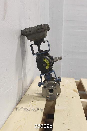 Used Neles Jamesbury 15150313600TT 1" Air Operated Ball Valve #25609