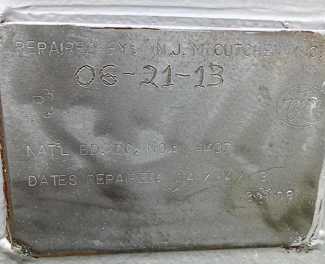 Used 1967 Reid Boiler Works Horizontal MIld Steel Retort