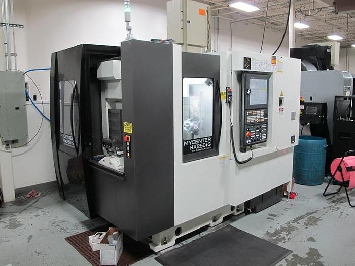 Used 2018 Kitamura Mycenter HX250iG 4-Axis CNC Horizontal Machining Center