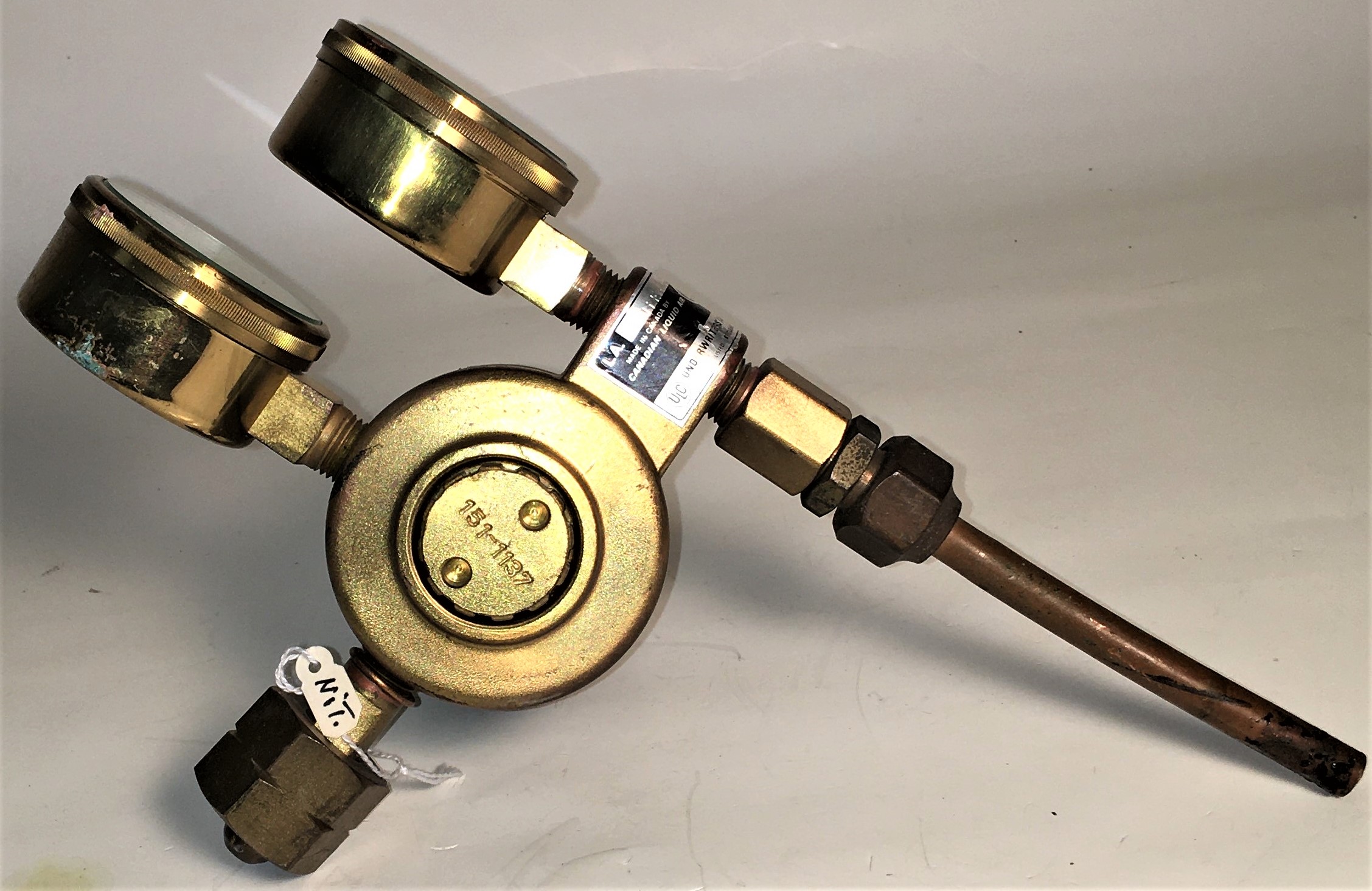 Used Air Liquide 151-1137 Nitrogen Regulator - CGA 350