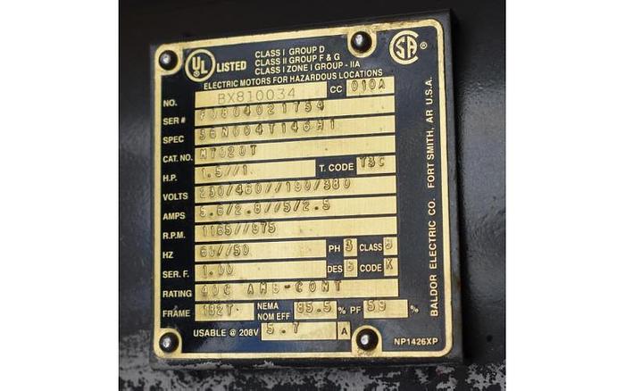 Used USED GREAT WESTERN TB 611/3 IN-LINE GYROSCOPIC PRESSURE SIFTER