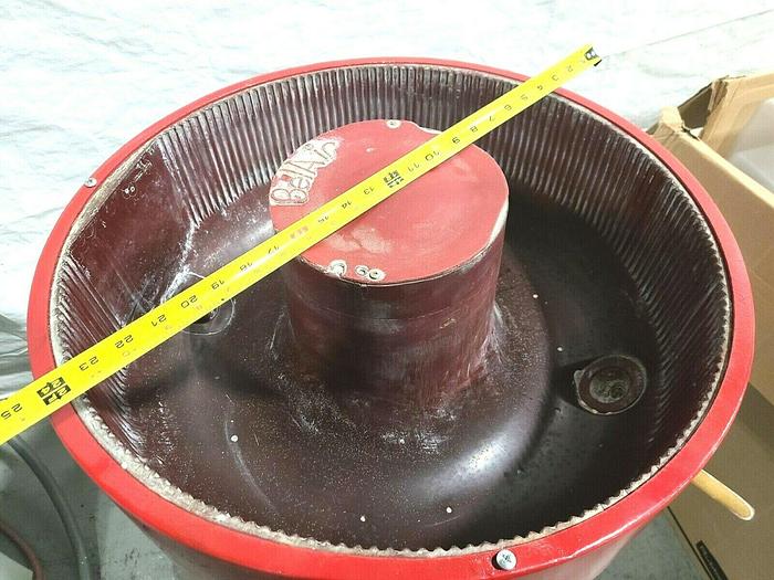 Used Bel Air Finish Master 1.3 CFt Vibratory Finishing Machine FM-4000 Polish Deburr