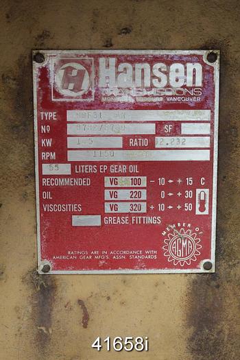 Used Thune SP45L Screw Press, Stainless Steel #41658