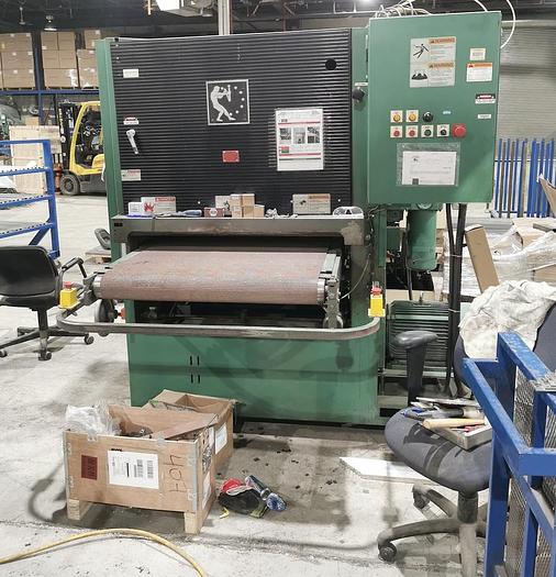 Used Timesavers  1HPM/75 37" Single Belt Dry Deburring Sander