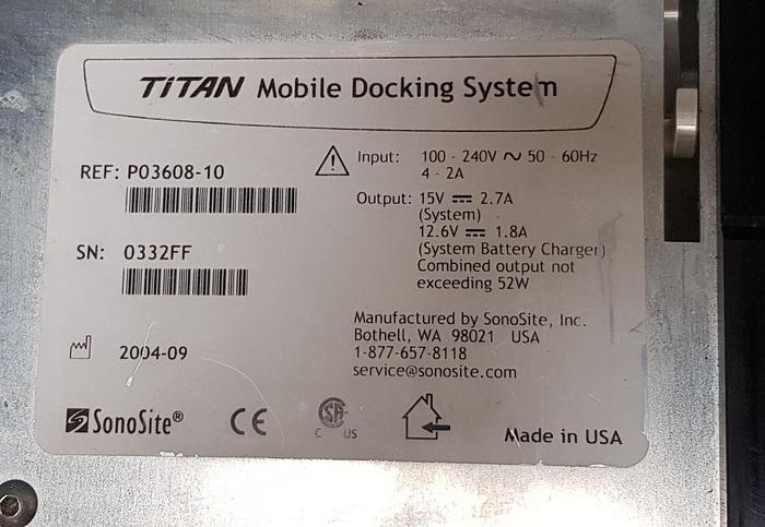 D'occasion SonoSite P08055-10 mobile Dockingwagen für Ultraschallgerät
