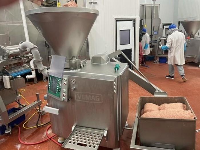 Used 2014 Vemag Continuous Vacuum Stuffer, Md #HP 15E & Vemag Ball Control,  BC235 Portioning System HP10E & BC 235