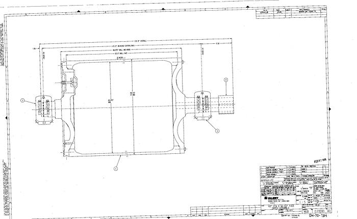 Used PAPER MACHINE COMPONENTS #24674
