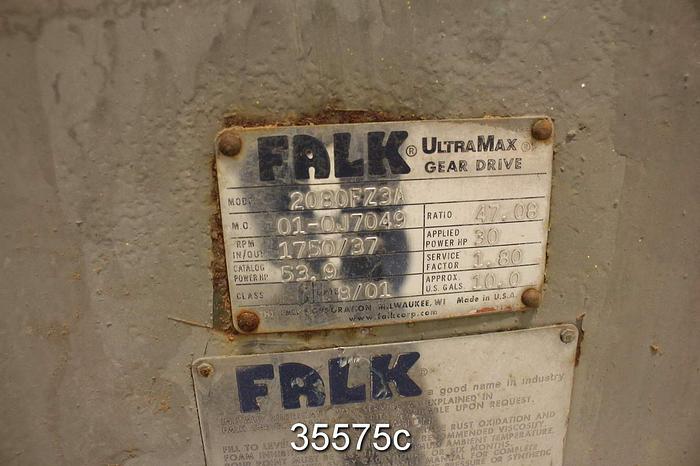 Used Falk 2080FZ3A Falk Gear Drive, 47.08/1 Ratio #35575