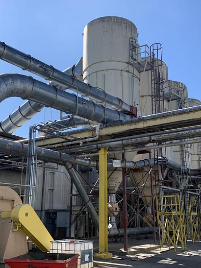 Used (2) PNEUMAFIL BAG-HOUSE DUST-COLLECTION SYSTEMS
