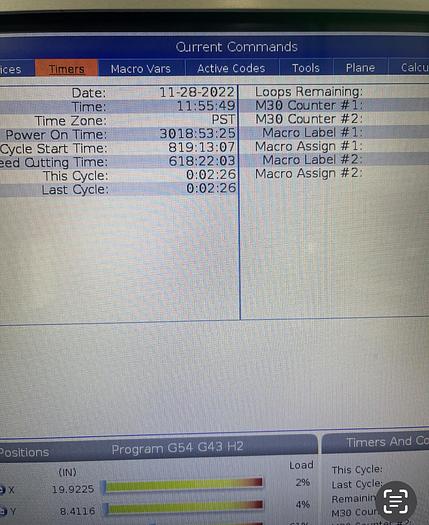 Used 2021 HAAS UMC 500 5-Axis Vertical Machining Center ***Only 428 Cutting Hours***