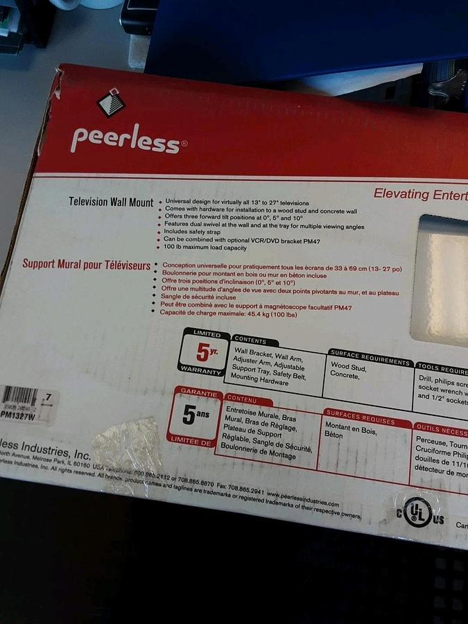 Peerless Television Wall Mount