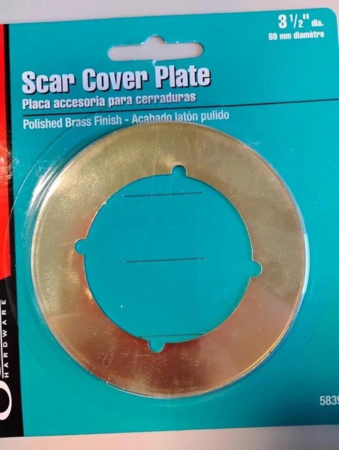 Ultra Hardware Lock Scar Cover Plate Part #58393