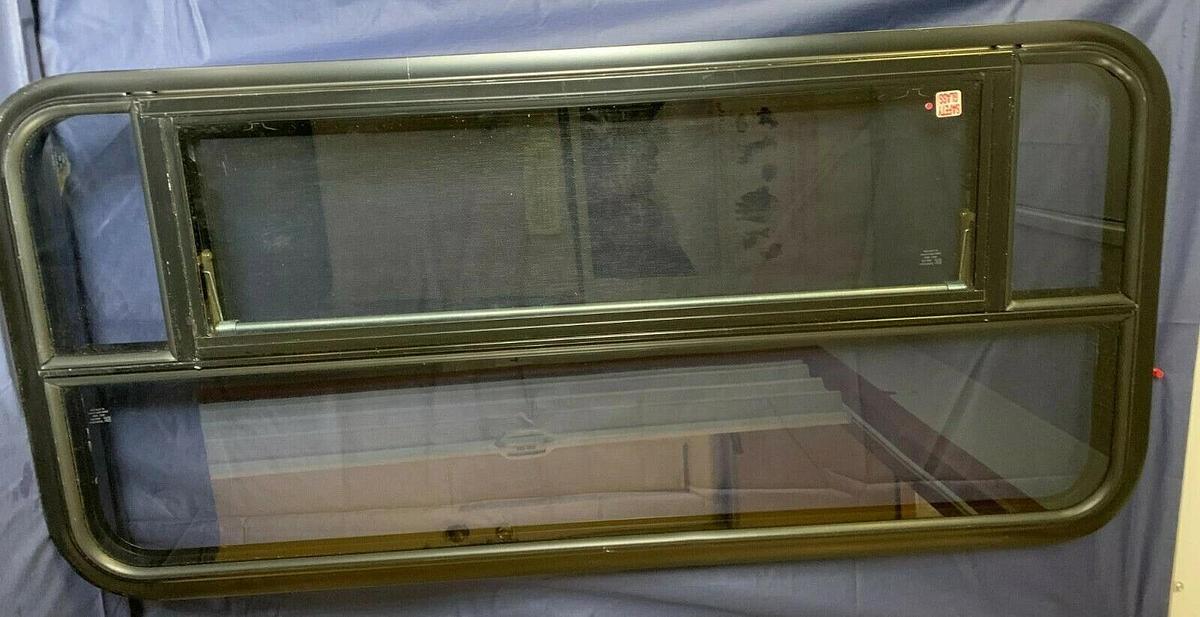 Tinted Custom Bay Window for a Conversion Van