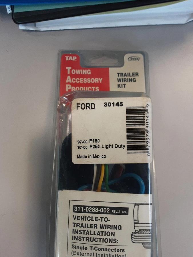 Hoppy Towing Accessory Products Trailer Wiring Kit Part #30145