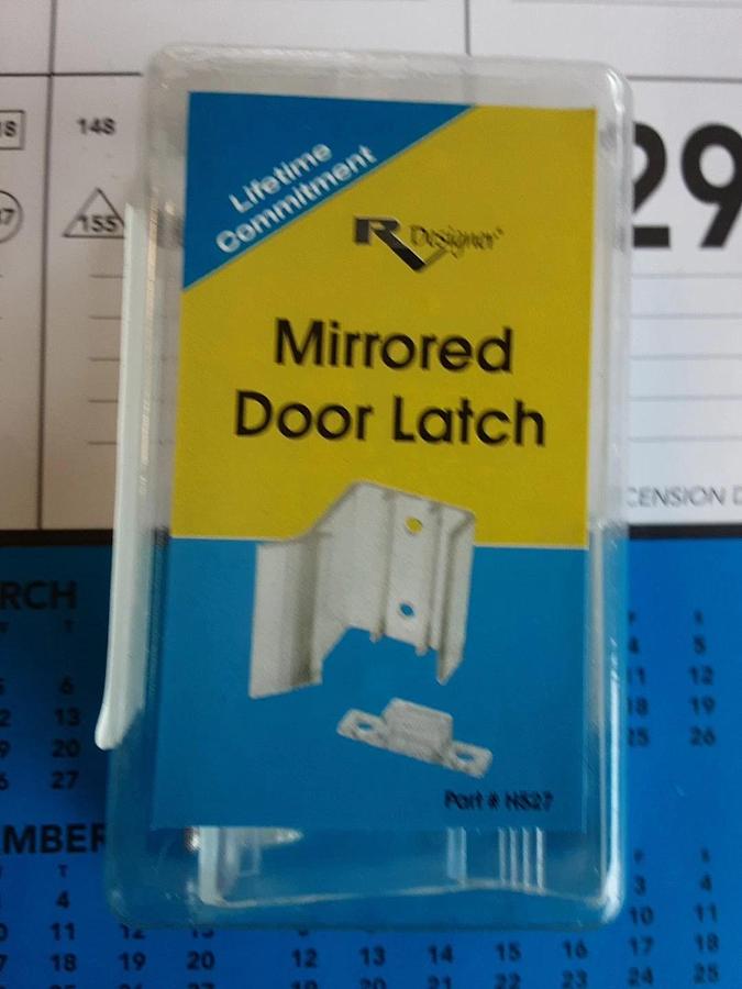 RV Designer Mirrored Door Latch Part #H527