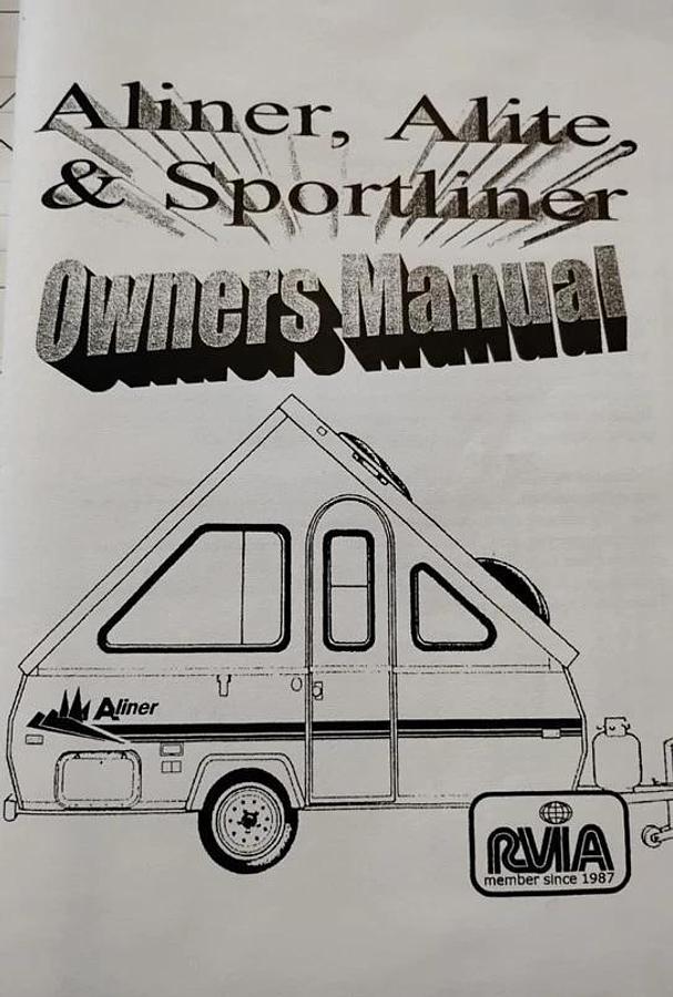 Used Aliner Trailer Owner's Manual