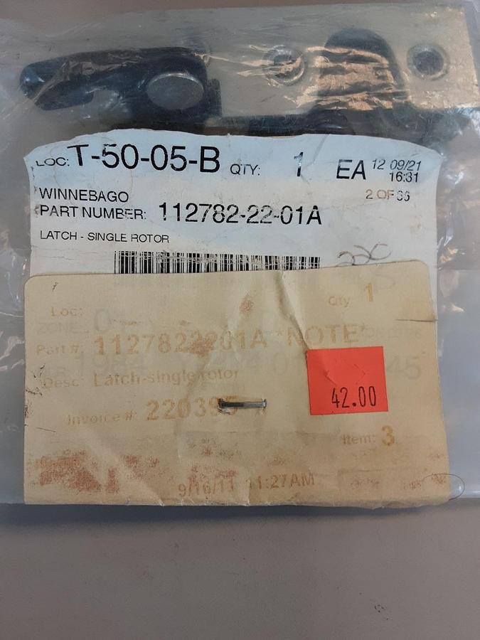 Single Rotor For Winniebago