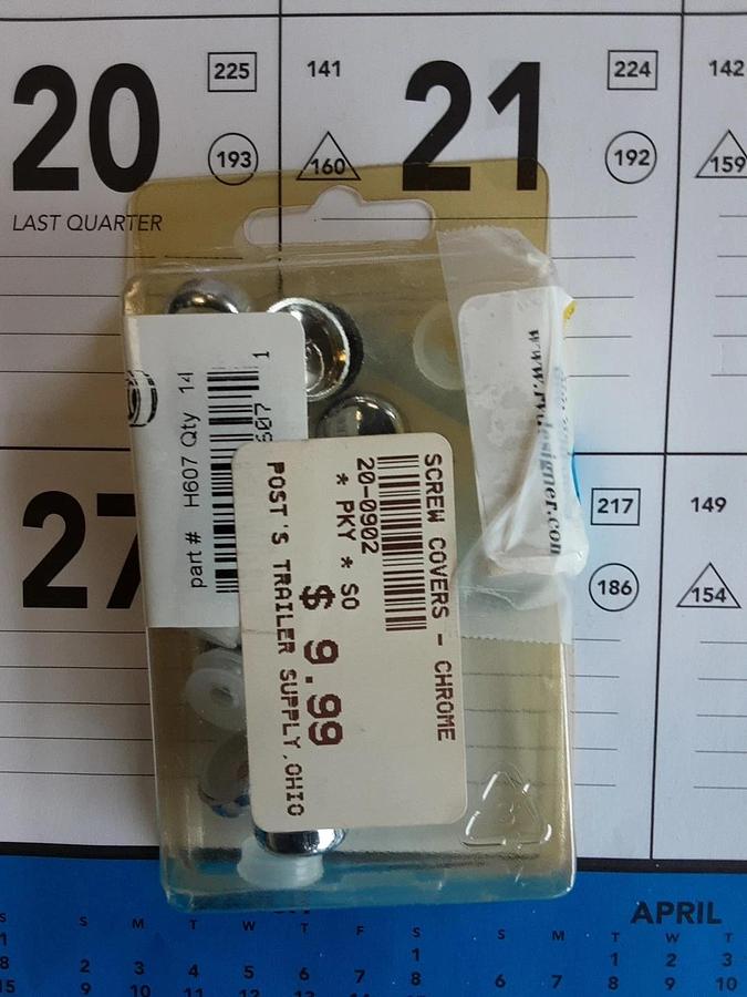 RV Designer Screw Covers Part # H607