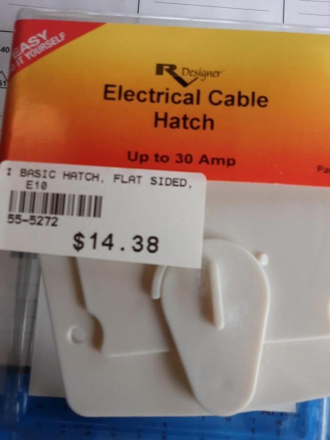 RV Designer Electrical Cable Hatch Part # B140